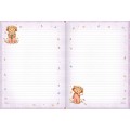 Foto ilustrativa Caderno Brochura Capa Dura Colegial Love Bears 80 Folhas