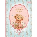 Foto ilustrativa Caderno Brochura Capa Dura Colegial Love Bears 80 Folhas