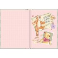 Foto ilustrativa Caderno Brochura Capa Dura Colegial Pooh 160 Folhas