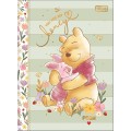 Foto ilustrativa Caderno Brochura Capa Dura Colegial Pooh 80F