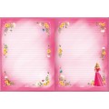 Foto ilustrativa Caderno Brochura Capa Dura Colegial Princesas 80 Folhas