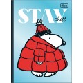 Foto ilustrativa Caderno Brochura Capa Dura Colegial Snoopy 160 Folhas