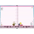 Foto ilustrativa Caderno Brochura Capa Dura Colegial Snoopy 80 Folhas