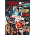 Foto ilustrativa Caderno Brochura Capa Dura Colegial Stranger Things 160 Folhas