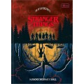 Foto ilustrativa Caderno Brochura Capa Dura Colegial Stranger Things 160 Folhas