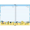 Foto ilustrativa Caderno Brochura Capa Dura Decorado 1/4 Snoopy 80 Folhas