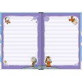 Foto ilustrativa Caderno Brochura Capa Dura Decorado 1/4 Snoopy 80 Folhas