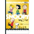 Foto ilustrativa Caderno Brochura Capa Dura Decorado 1/4 Snoopy 80 Folhas