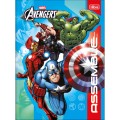 Foto ilustrativa Caderno Brochura Capa Dura Universitário Avengers 80 Folhas