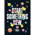 Foto ilustrativa Caderno Brochura Capa Dura Universitário Bold One Feminino 80 Folhas