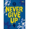 Foto ilustrativa Caderno Brochura Capa Dura Universitário Bold One Masculino 80 Folhas