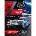 Foto ilustrativa Caderno Brochura Capa Dura Universitário Camaro e Corvette 80 Folhas