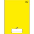 Foto ilustrativa Caderno Brochura Capa Dura Universitário D+ Amarelo 96 Folhas