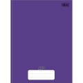 Foto ilustrativa Caderno Brochura Capa Dura Universitário D+ Roxo 96 Folhas