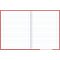 Foto ilustrativa Caderno Brochura Capa Dura Universitário D+ Vermelho 48 Folhas