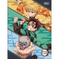 Foto ilustrativa Caderno Brochura Capa Dura Universitário Demon Slayer 80 Folhas