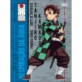 Foto ilustrativa Caderno Brochura Capa Dura Universitário Demon Slayer 80 Folhas