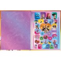 Foto ilustrativa Caderno Brochura Capa Dura Universitário Guerreiras do KPop 48 Folhas
