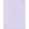 Foto ilustrativa Caderno Brochura Capa Dura Universitário Happy 80 Folhas