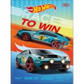 Foto ilustrativa Caderno Brochura Capa Dura Universitário Hot Wheels 80 Folhas