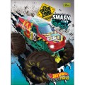 Foto ilustrativa Caderno Brochura Capa Dura Universitário Hot Wheels 80 Folhas