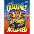 Foto ilustrativa Caderno Brochura Capa Dura Universitário Hot Wheels Let's Race 80 Folhas