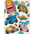 Foto ilustrativa Caderno Brochura Capa Dura Universitário Hot Wheels Let's Race 80 Folhas