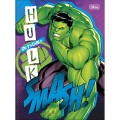 Foto ilustrativa Caderno Brochura Capa Dura Universitário Hulk 80 Folhas