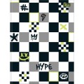 Foto ilustrativa Caderno Brochura Capa Dura Universitário Hype 80 Folhas