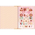 Foto ilustrativa Caderno Brochura Capa Dura Universitário Ice Cute 80 Folhas