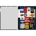 Foto ilustrativa Caderno Brochura Capa Dura Universitário Icon 80 Folhas