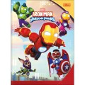 Foto ilustrativa Caderno Brochura Capa Dura Universitário Iron Man 80 Folhas