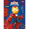 Foto ilustrativa Caderno Brochura Capa Dura Universitário Iron Man 80 Folhas