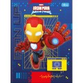 Foto ilustrativa Caderno Brochura Capa Dura Universitário Iron Man 80 Folhas