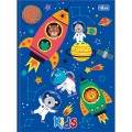 Foto ilustrativa Caderno Brochura Capa Dura Universitário Kids Masculino 48 Folhas