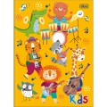 Foto ilustrativa Caderno Brochura Capa Dura Universitário Kids Masculino 48 Folhas