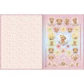 Foto ilustrativa Caderno Brochura Capa Dura Universitário Love Bears 80 Folhas