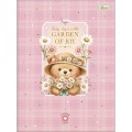 Foto ilustrativa Caderno Brochura Capa Dura Universitário Love Bears 80 Folhas