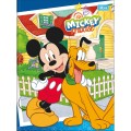 Foto ilustrativa Caderno Brochura Capa Dura Universitário Mickey 80 Folhas