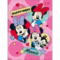 Foto ilustrativa Caderno Brochura Capa Dura Universitário Minnie 48 Folhas