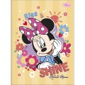 Foto ilustrativa Caderno Brochura Capa Dura Universitário Minnie 80 Folhas