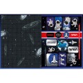 Foto ilustrativa Caderno Brochura Capa Dura Universitário Nasa 80 Folhas