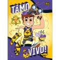 Foto ilustrativa Caderno Brochura Capa Dura Universitário Natan por Aí 80 Folhas