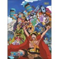 Foto ilustrativa Caderno Brochura Capa Dura Universitário One Piece 80 Folhas
