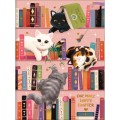 Foto ilustrativa Caderno Brochura Capa Dura Universitário Purrfect Cats 80 Folhas