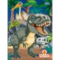 Foto ilustrativa Caderno Brochura Capa Dura Universitário Raptor 80 Folhas