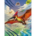 Foto ilustrativa Caderno Brochura Capa Dura Universitário Raptor 80 Folhas