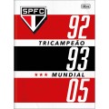 Foto ilustrativa Caderno Brochura Capa Dura Universitário São Paulo 80 Folhas