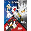 Foto ilustrativa Caderno Brochura Capa Dura Universitário Sonic 80 Folhas