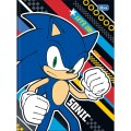 Foto ilustrativa Caderno Brochura Capa Dura Universitário Sonic 80 Folhas